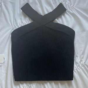 Aritzia Criss Cross Baboon Top 2XS